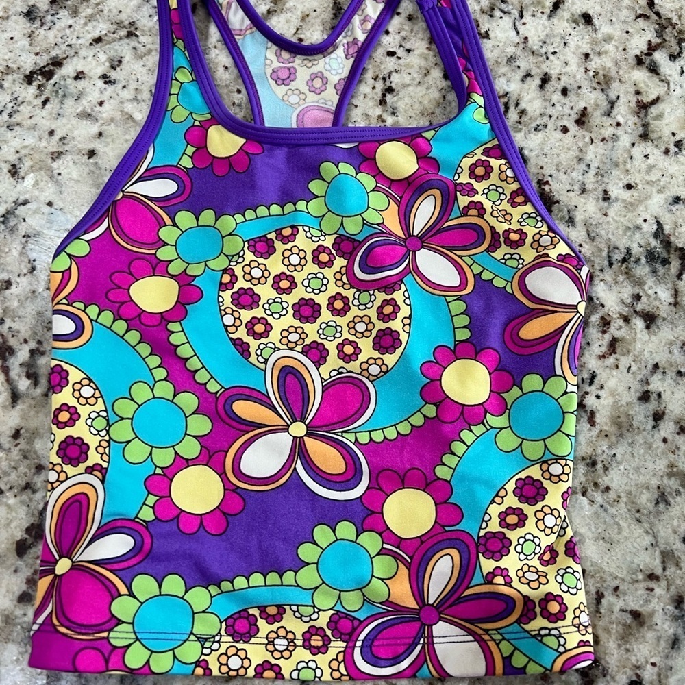 Speedo Kids Colorful Floral Tank Top